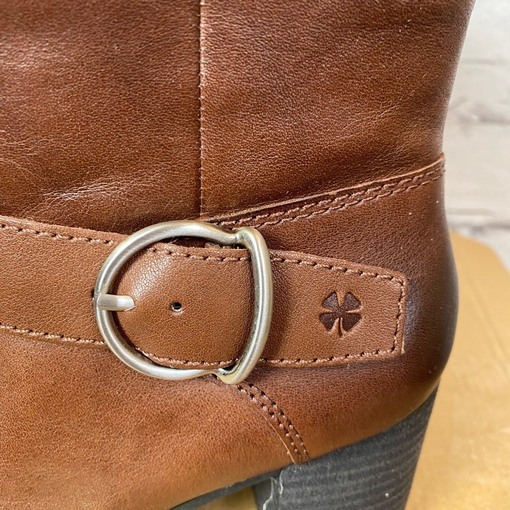 Lucky Brand Brown Almond Toe Ankle Boots Booties LK-Achelle Boots Size 5.5 NEW - Picture 2 of 11